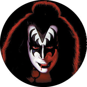 KISS Demon Simmons 1.25" Button - 6 pc prepack