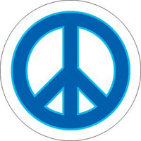 Thumbnail for Peace Sign Blue 1.25