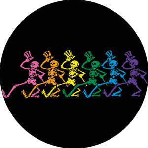 Grateful Dead Skeletons 1.25" Button - 6 pc prepack