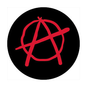 Anarchy 1" Button - 6 pc prepack