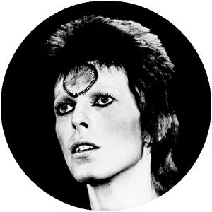 David Bowie Black  White 1.25" Button - 6 pc prepack