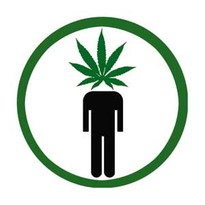 Weed Indeed Pot Head 1.25" Button - 6 pc prepack