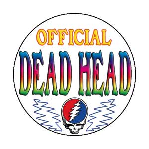 Grateful Dead Dead Head 1.25" Button - 6 pc prepack