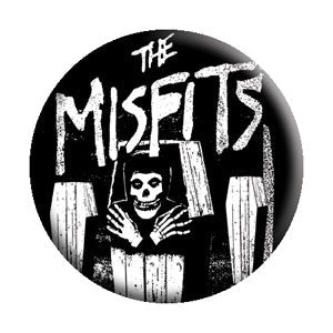 Misfits Coffin 1.25" Button - 6 pc prepack
