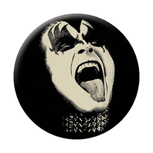 KISS Rock God 1.25" Round Button - 6 pc prepack
