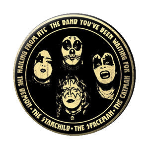 KISS Hailing From NYC 1.25" Button - 6 pc prepack
