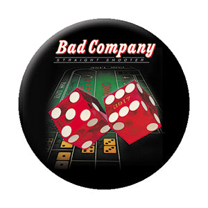 Bad Company Straight Shooter 1.25" Button - 6 pc prepack
