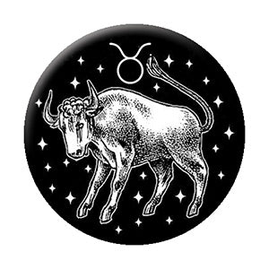 Astrology Taurus 1.25" Button - 6 pc prepack
