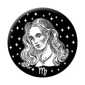 Astrology Virgo 1.25" Button - 6 pc prepack