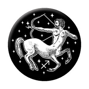 Astrology Sagittarius 1.25" Button - 6 pc prepack