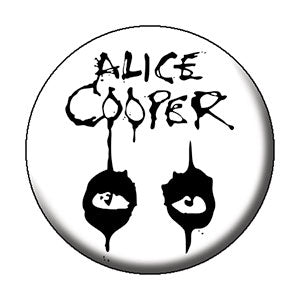 Alice Cooper Eyes 1.25" Round Button - 6 pc prepack