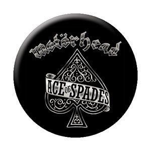 Motorhead Ace 1.25" Round Button - 6 pc prepack