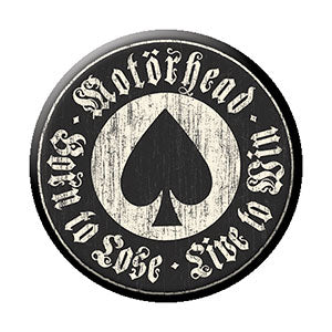 Motorhead Live To Win 1.25" Round Button - 6 pc prepack