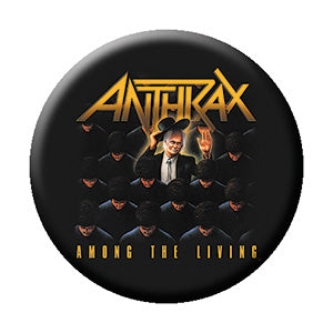 Anthrax Among The Living 1.25" Round Button - 6 pc prepack