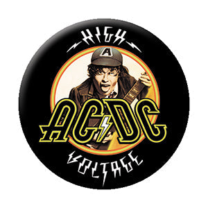 AC/DC High Voltage 1.25" Button - 6 pc prepack