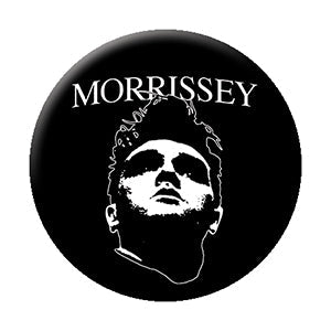 Morrissey BW Face 1.25" Button - 6 pc prepack