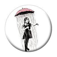 Thumbnail for Banksy's Graffiti Umbrella Girl 1.25