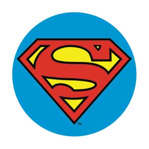 DC Comics Originals Superman Logo 1.25" Button - 6 pc prepack