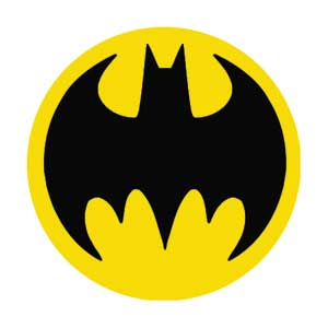 DC Comics Originals Batman Logo 1.25" Button - 6 pc prepack
