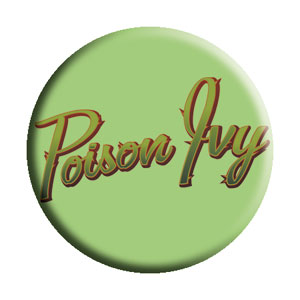 DC Bombshells Poison Ivy Logo 1.25" Button - 6 pc prepack
