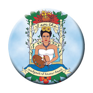 Frida Kahlo Painting In Bed 1.25" Button - 6 pc prepack