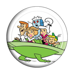 Hanna Barbera Jetsons Family Ship 1.25" Button - 6 pc prepack