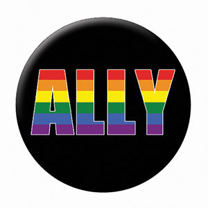 LGBTQ+ Ally 1.25" Button - 6 pc prepack