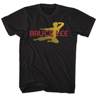 Thumbnail for BRUCE LEE-FLYING OVAL-BLACK ADULT S/S TSHIRT