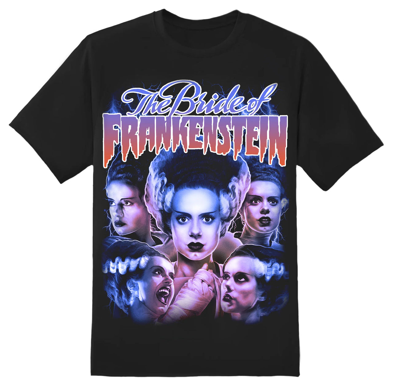 Bride Of Frankenstein Collage Tee
