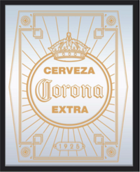 Thumbnail for 18x24- CORONA ART DECO FRAMED MIRROR- (2 PC PREPACK - $12.00 EACH)