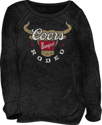 Thumbnail for Coors Banquet Rodeo Black Crew Sweatshirt
