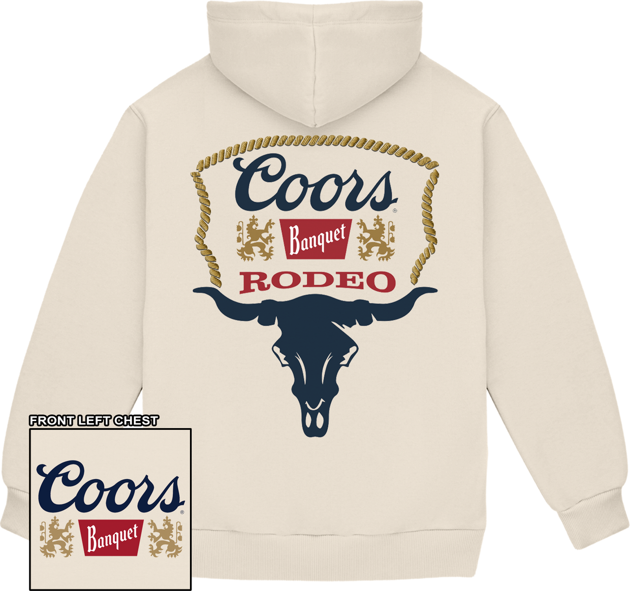 Coors Banquet Rodeo Rope Hoodie
