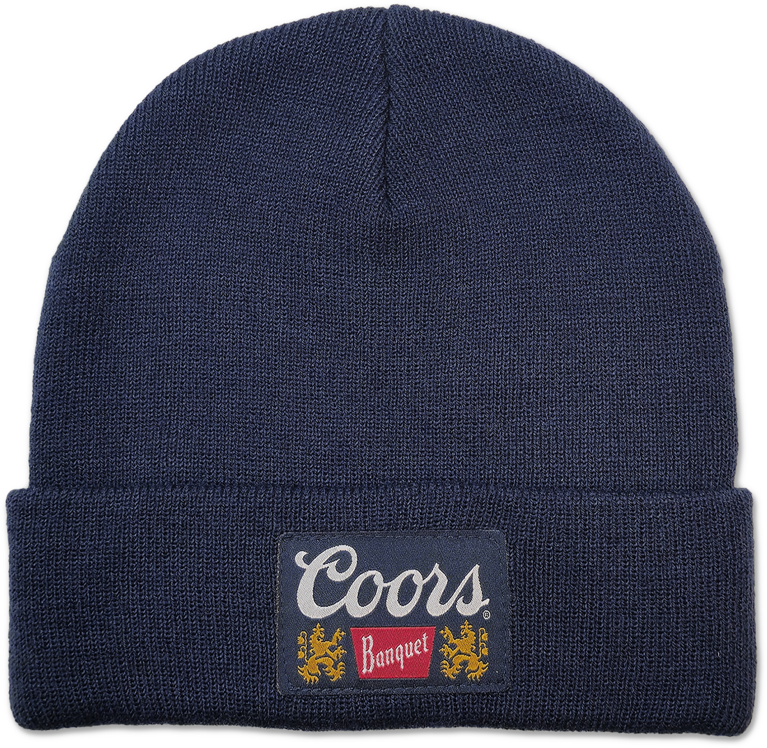 Coors Woven Banquet Label Beanie
