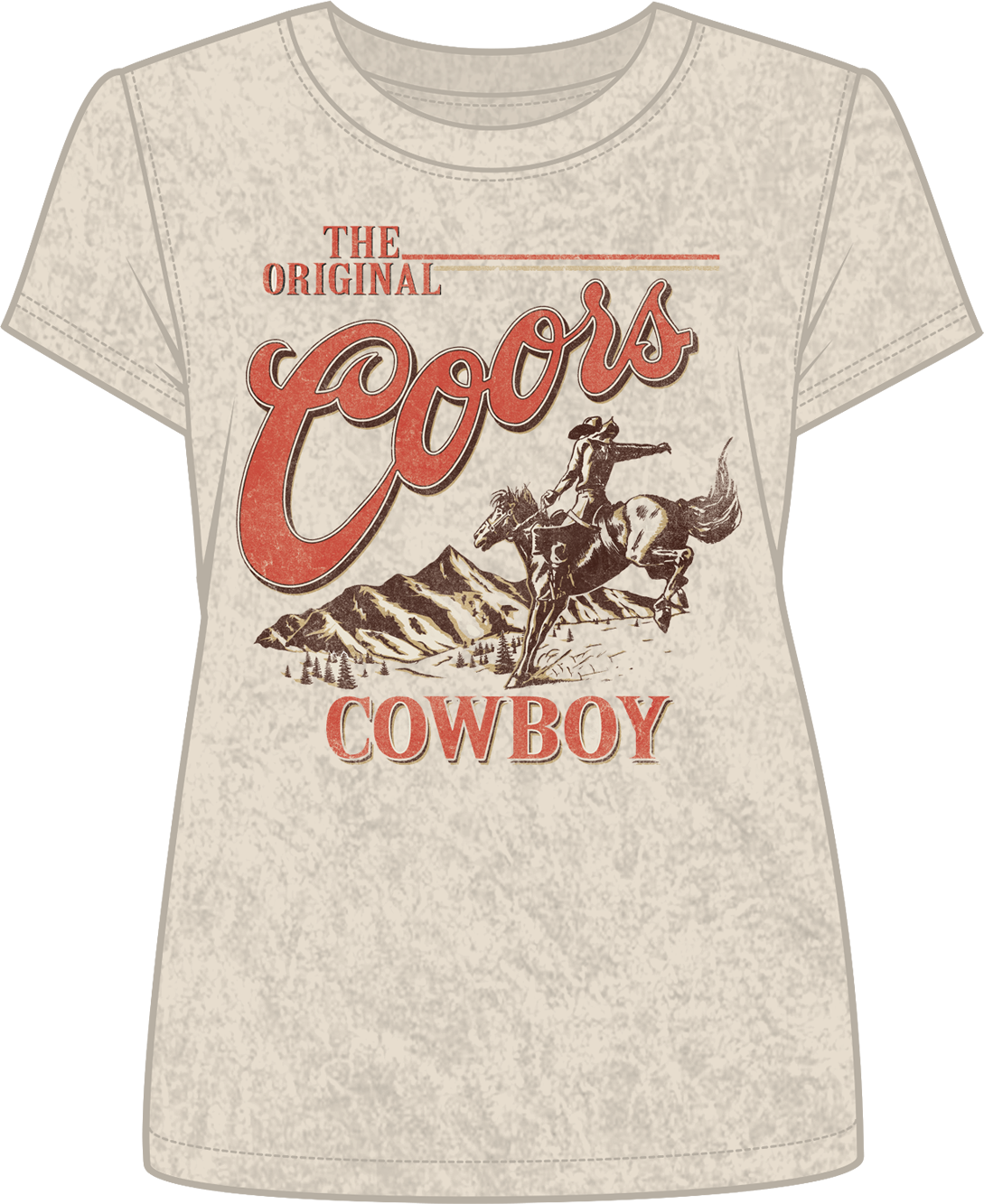 Coors Cowboy Ladies T-Shirt