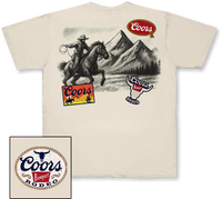 Thumbnail for Coors Cowboy with Patches Heavy T-Shirt