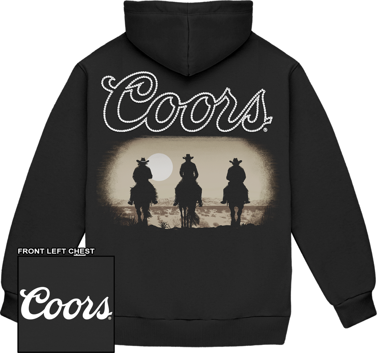 Coors Desert Cowboys Chainstitch Hoodie