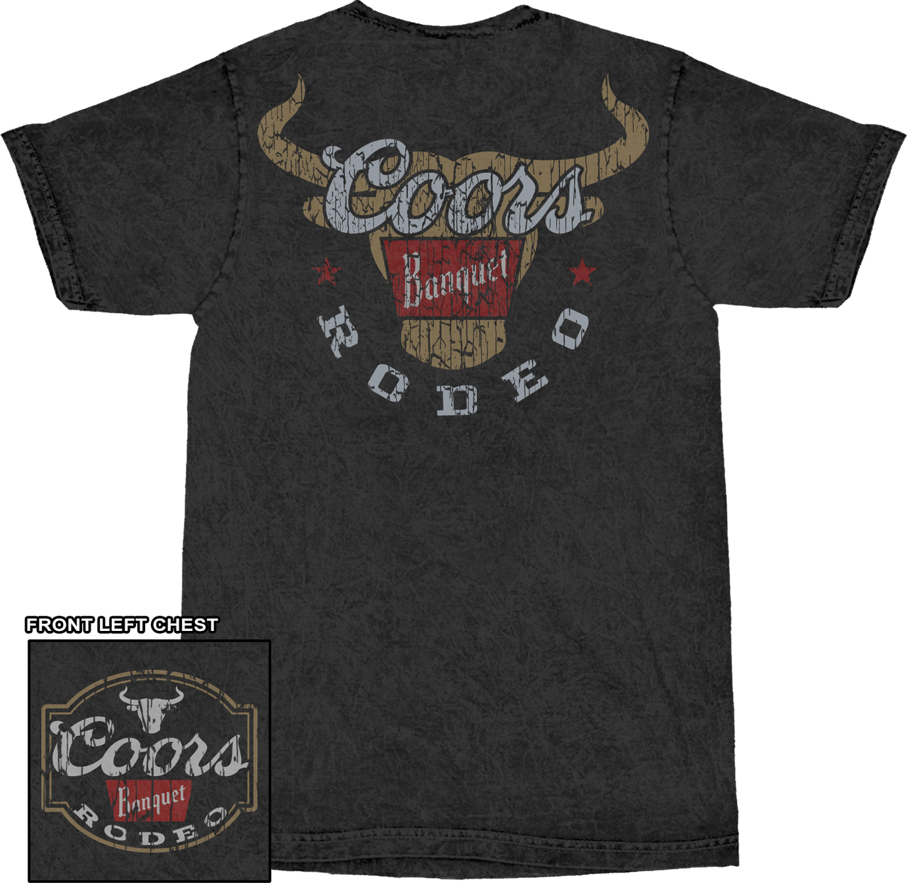Coors Rodeo Bull Logo T-Shirt