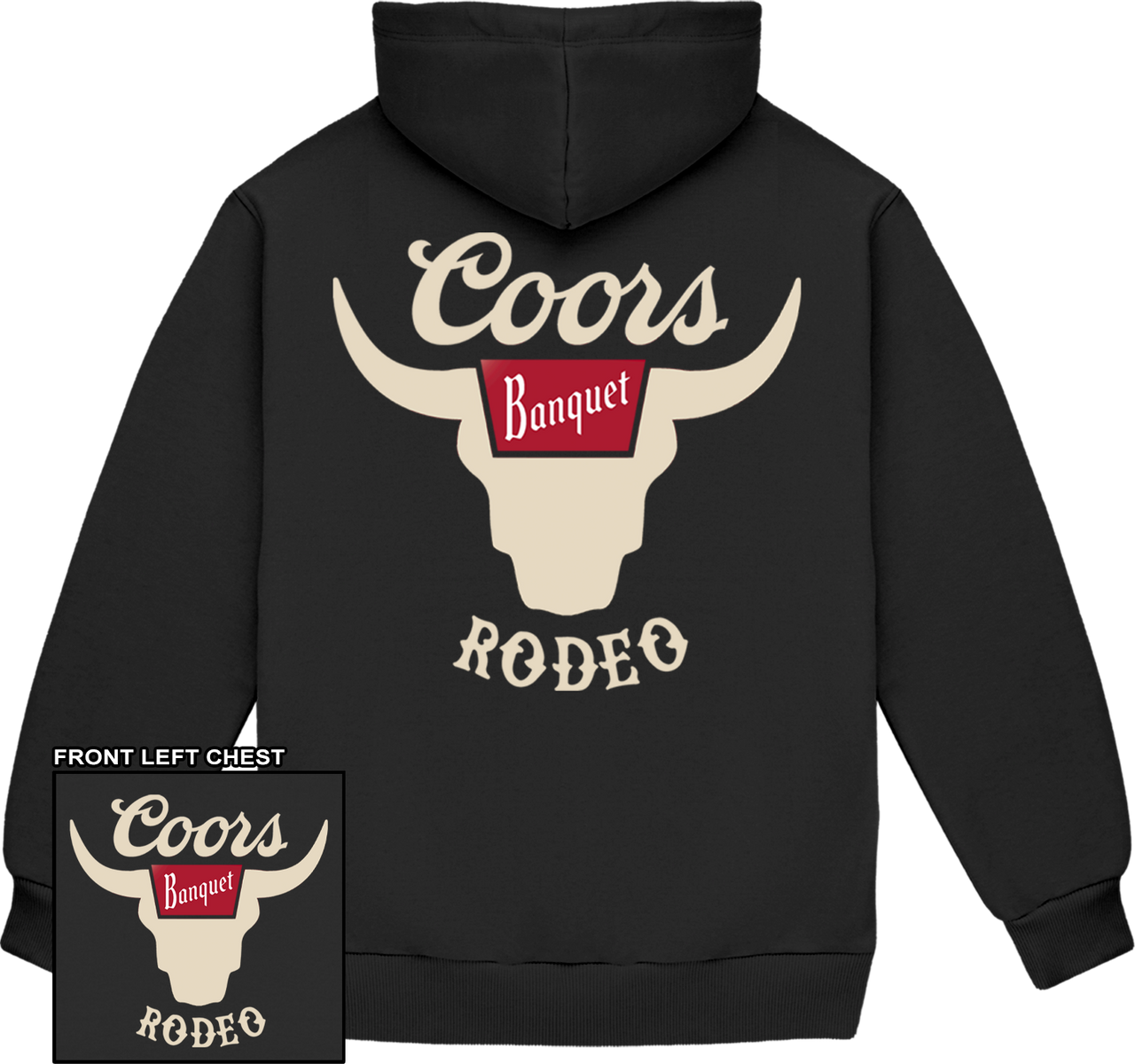 Coors Rodeo Front/Back Hoodie