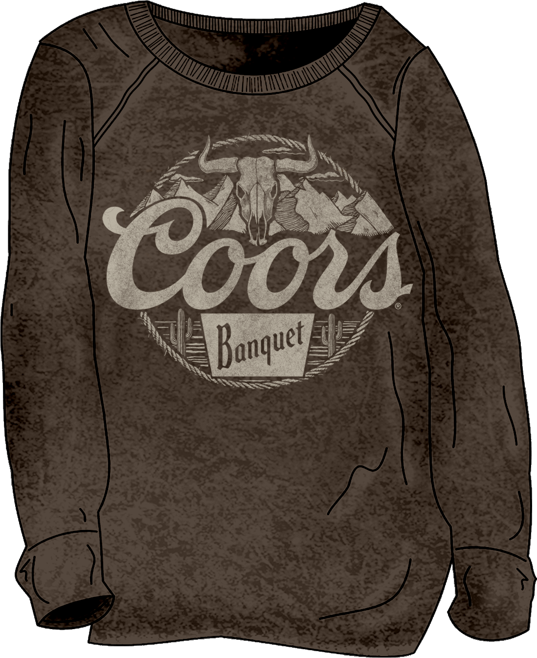 Coors Western Rope Crew Sweatshirt