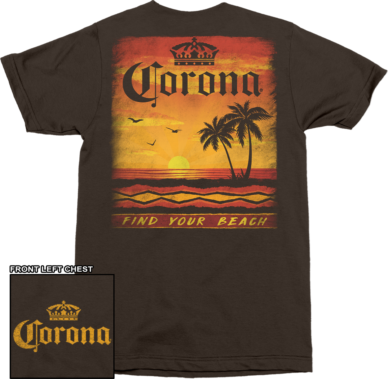 Corona Beach Scene T-Shirt