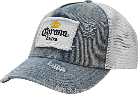 Corona Trucker Light Blue Hat