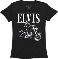 Thumbnail for Elvis on Motorcycle T-Shirt
