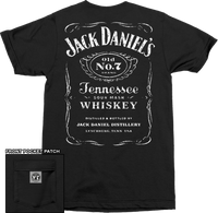Thumbnail for Jack Daniels Distress Back w/ Front Left Pocket T-Shirt
