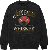 Thumbnail for Jack Daniels Vintage Label Crew Neck Sweatshirt