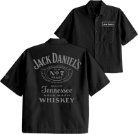 Thumbnail for JD Label Patch Button Down Shirt