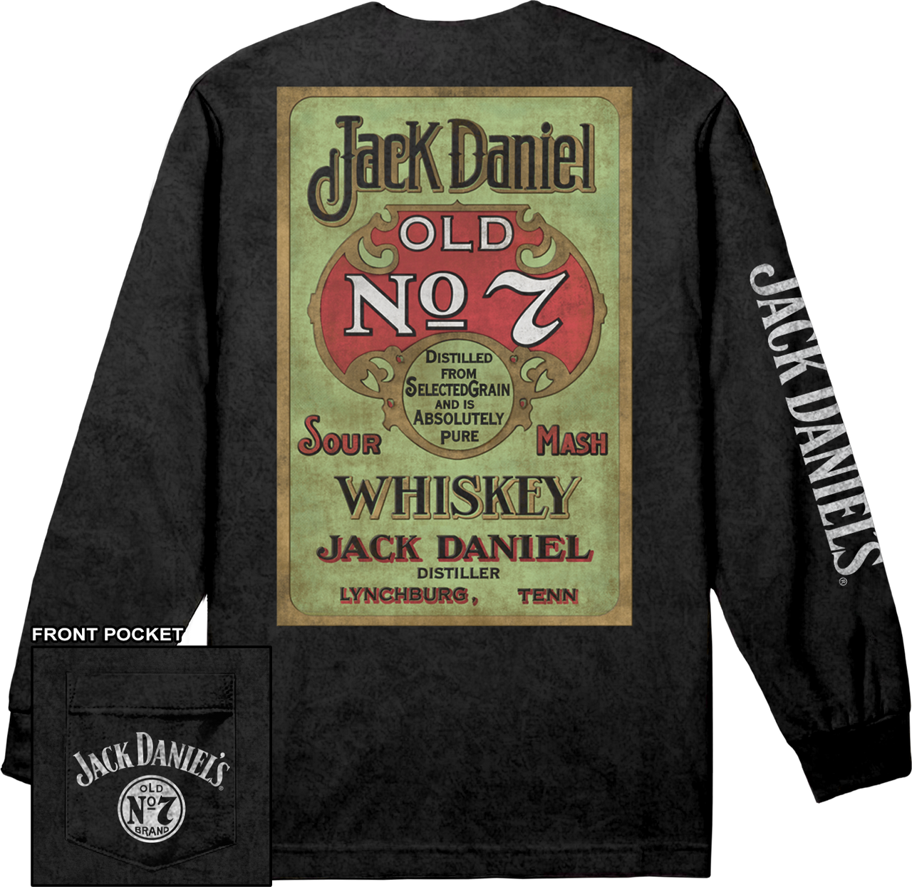 JD Legacy Vintage Labels Long Sleeve T-Shirt