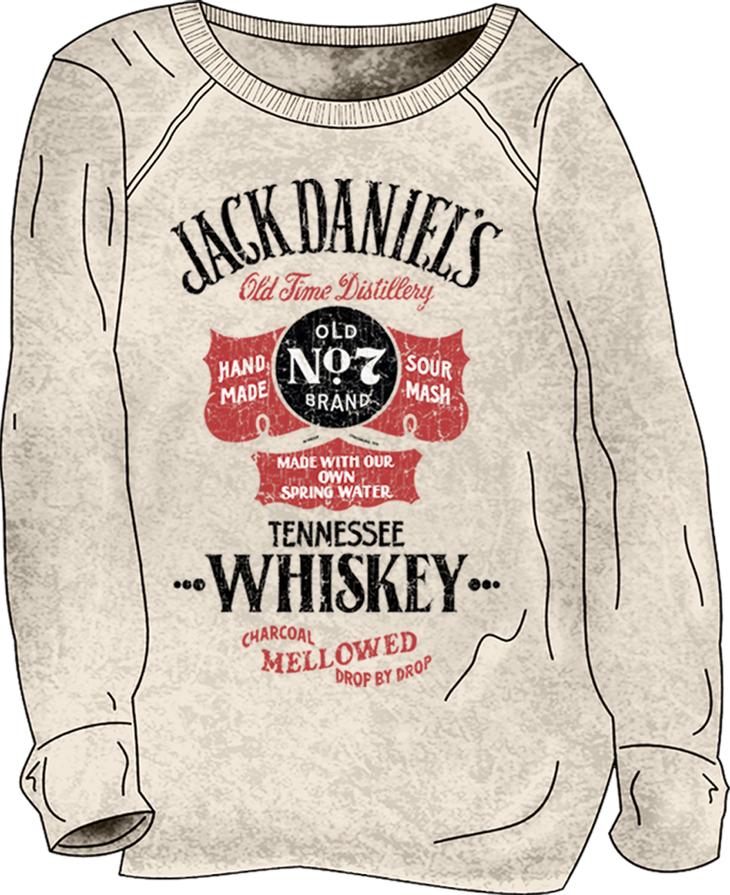 JD Old No 7 Crew Sweatshirt