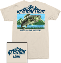 Thumbnail for Keystone Light Bass Mountains T-Shirt
