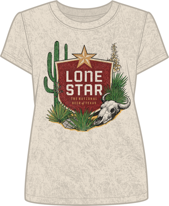 Lone Star Ladies Scene Mineral Wash T-Shirt