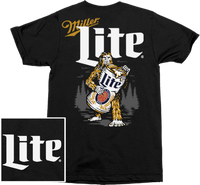 Thumbnail for Miller Lite Sasquatch Dark T-Shirt